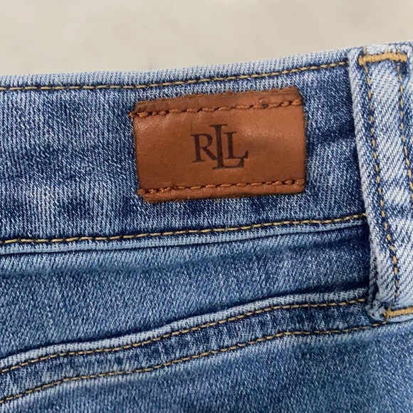 Lauren Ralph Lauren Straight Leg Stonewashed Jeans - Picture 3 of 7